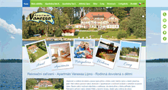 Desktop Screenshot of apartman-vanessa.cz